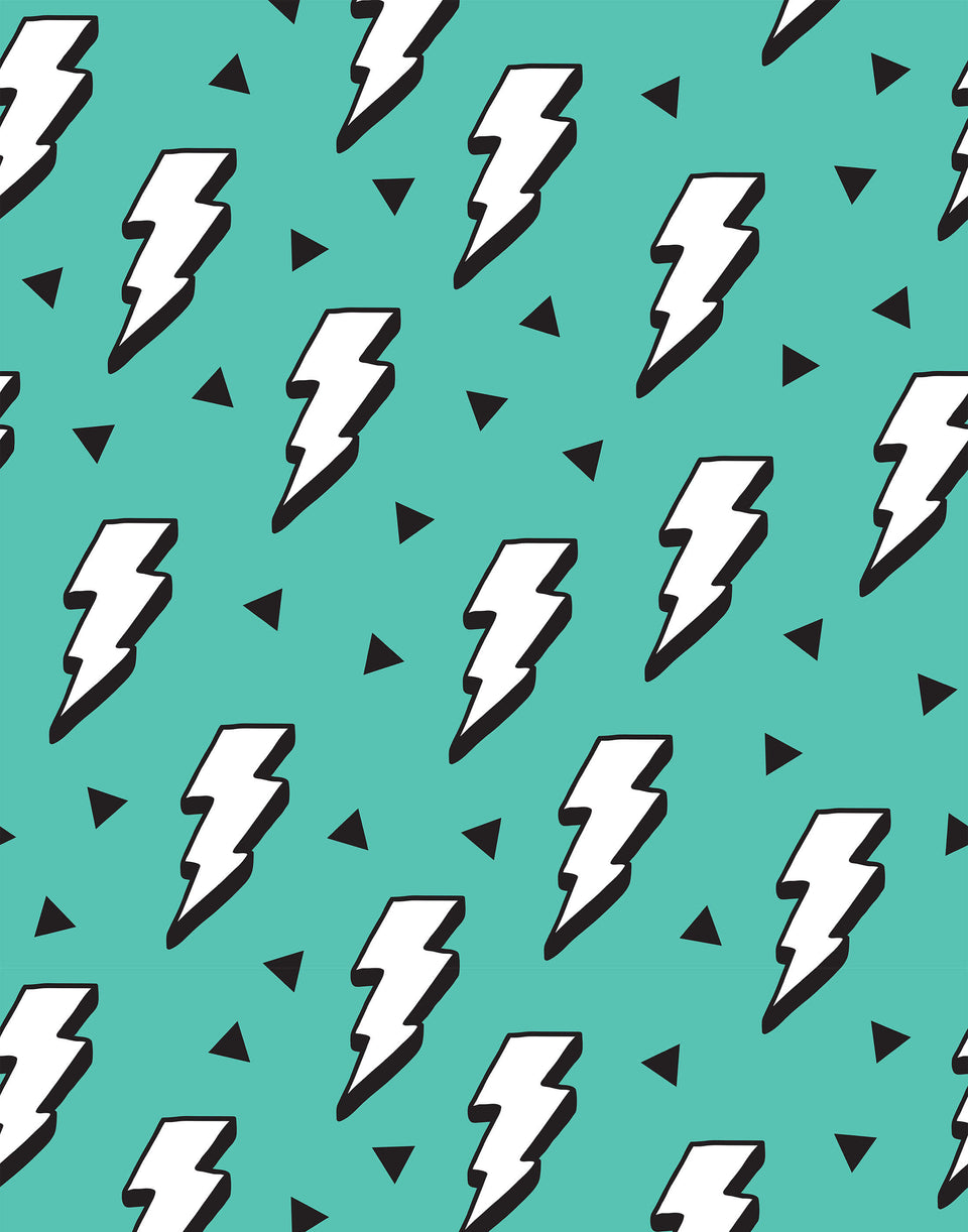 Lightning Bolt Fabric, Wallpaper and Home Decor | Spoonflower