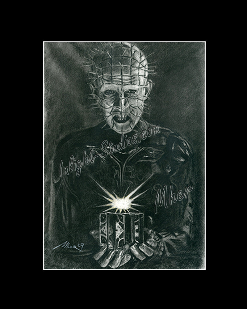 Pinhead Hellraiser Color Pencil Drawing By Atomiccirc 3961