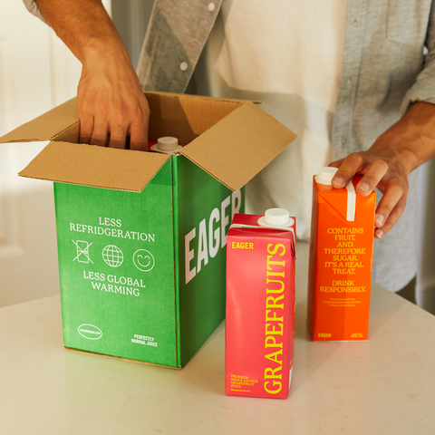 Unbox and store your eager juice delivery anywhere