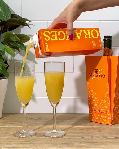 eger prosecco and orange juice