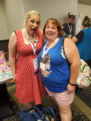 Evie with one of her favourite readers