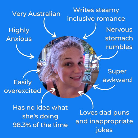 Image of Evie Mitchell with some explanations about who she is