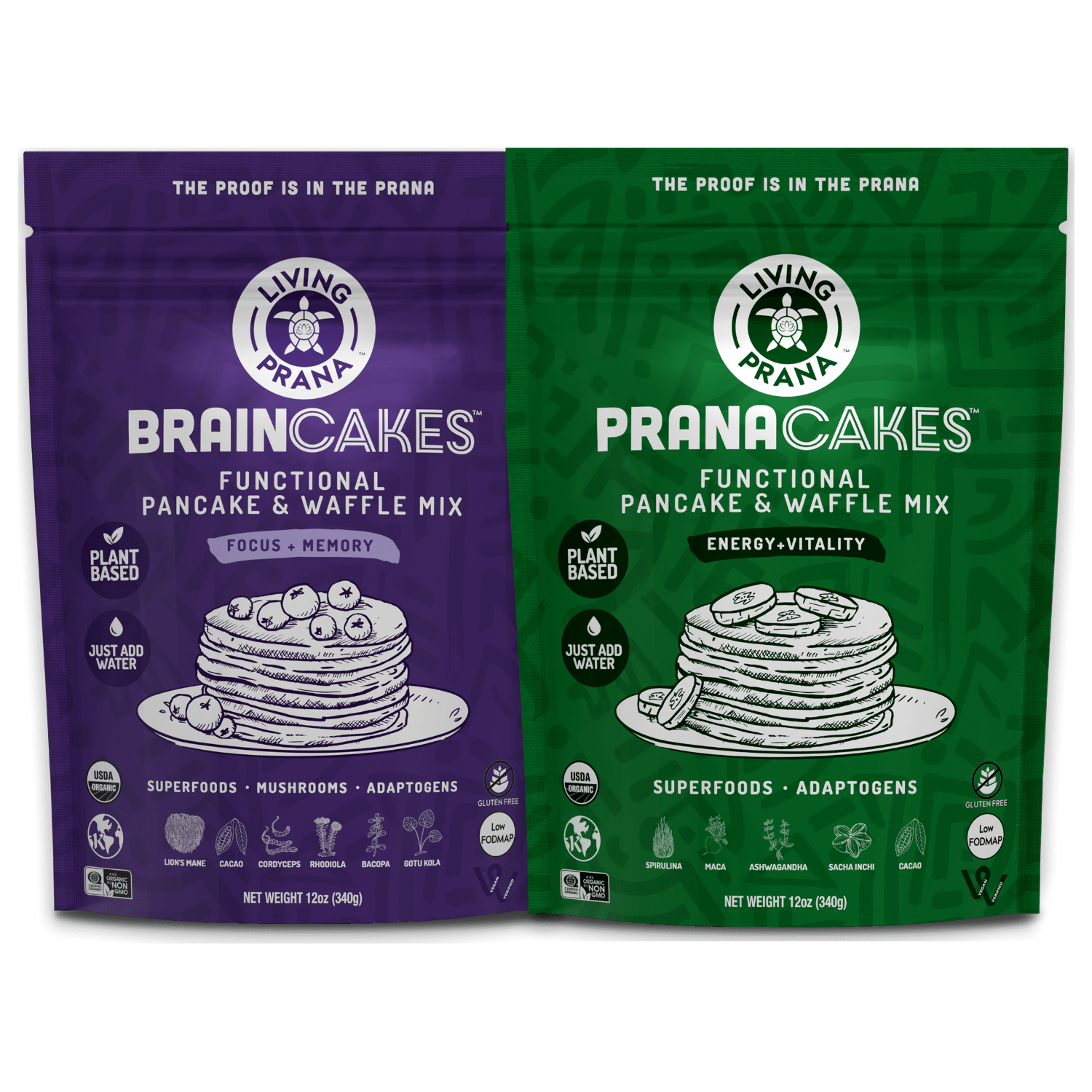 Functional Pancake & Waffle Mix Bundle - Living Prana product image