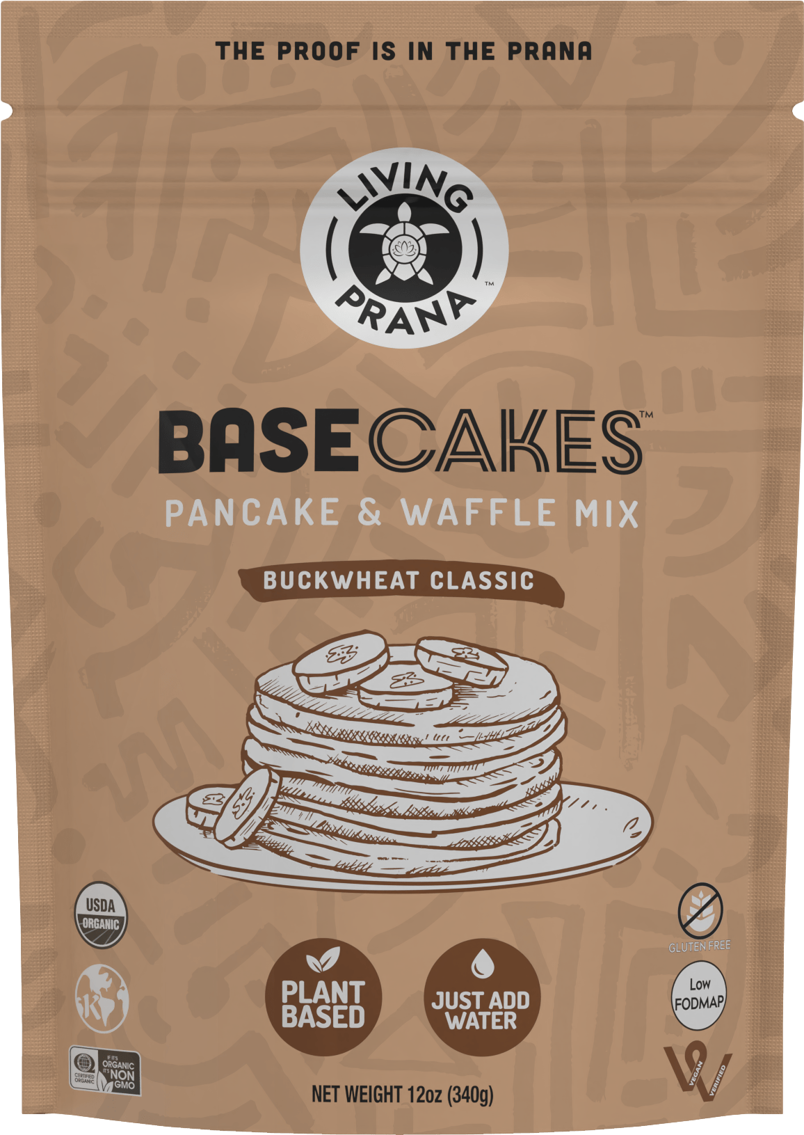 BaseCakes™ Pancake & Waffle Mix - Living Prana product image