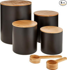 Stonewood Black Canisters
