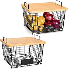 Wire baskets from amazon promoted by Decorum