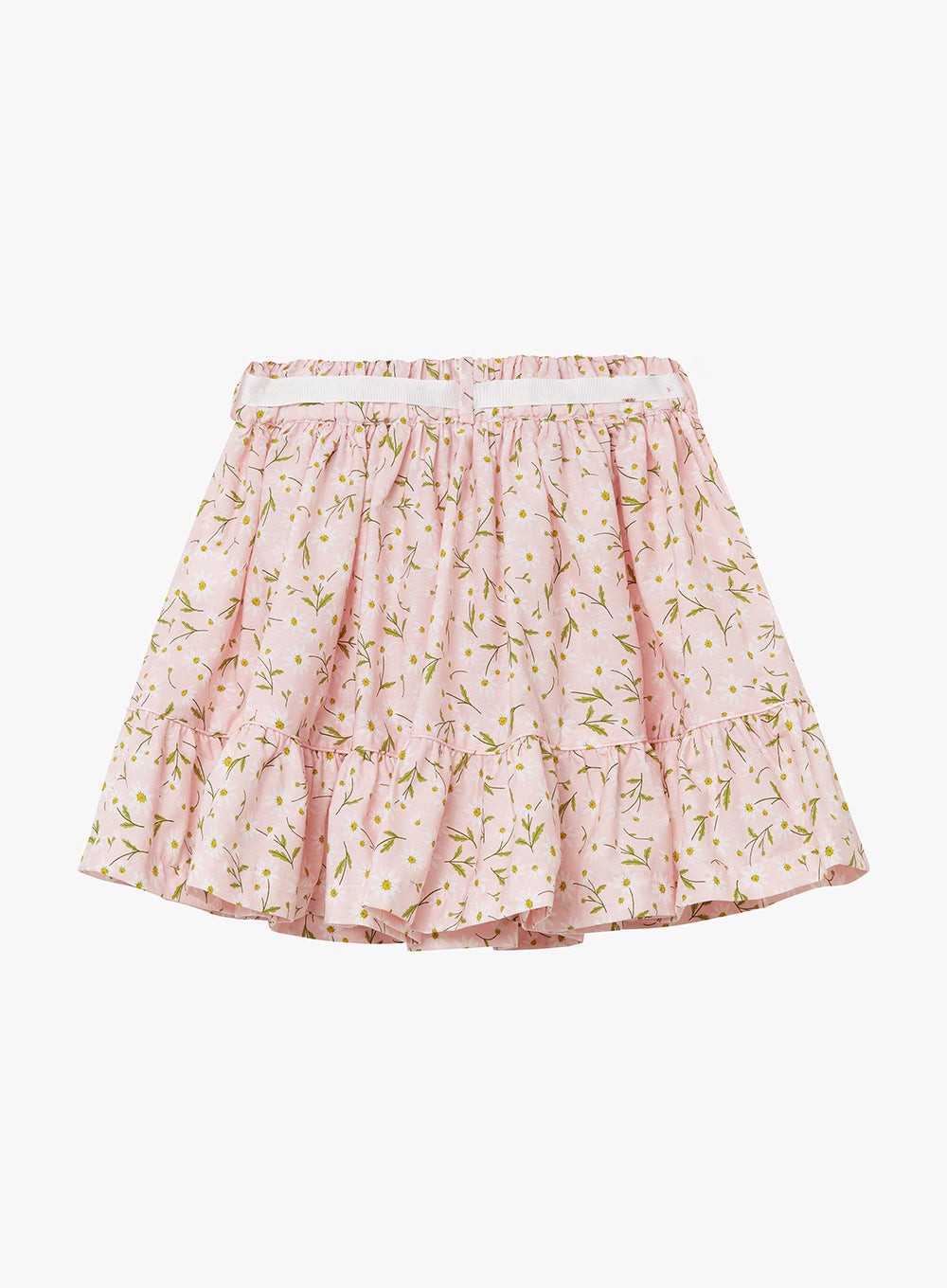 Confiture Girls Daisy Tiered Skirt Pink Daisy | Trotters London ...