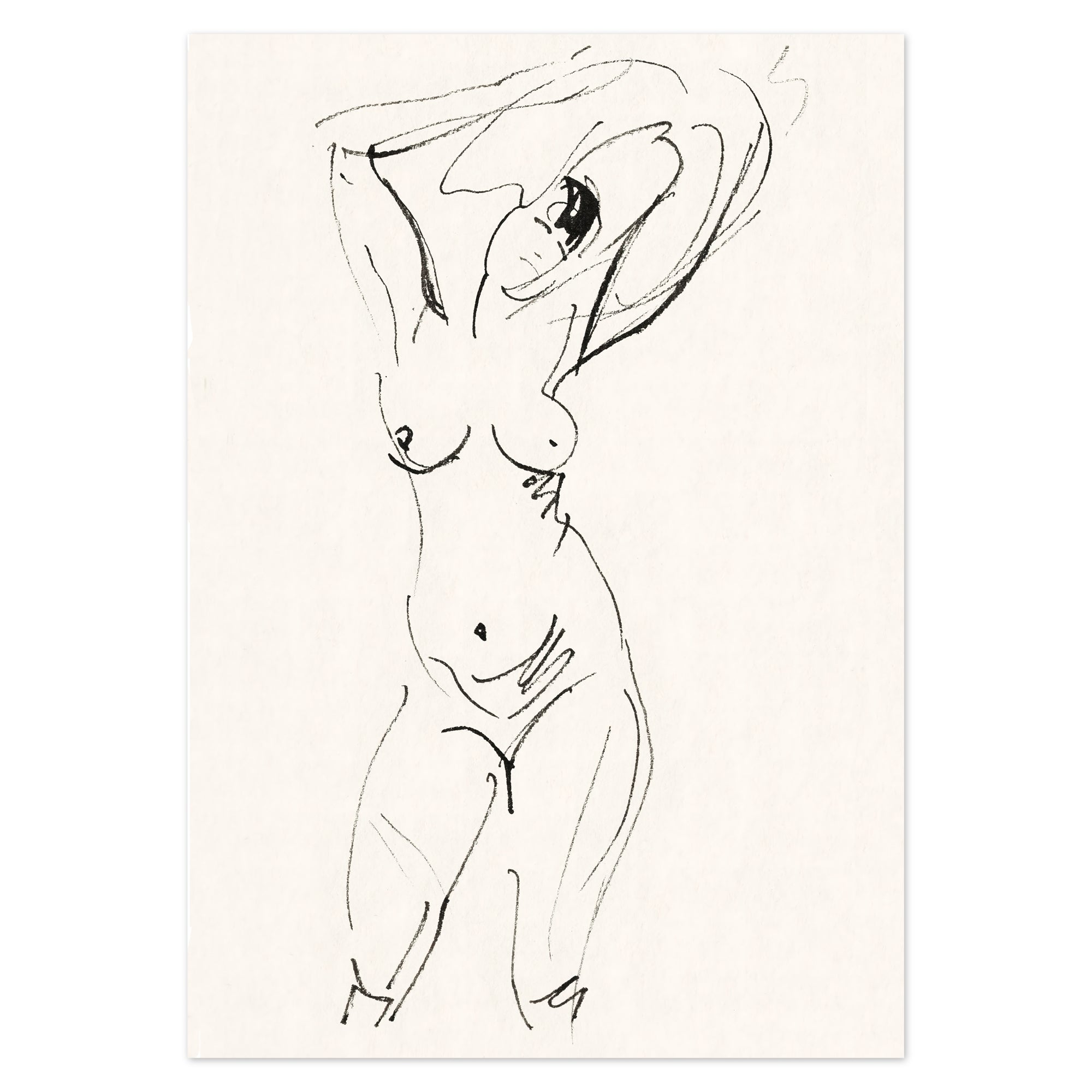 Rik Wouters Poster - Standing Female Nude