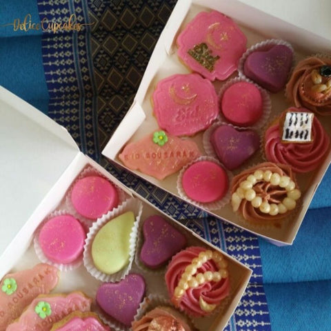Coffret gâteaux Eid Mubarak sur commande à la Réunion - délicecupcakes