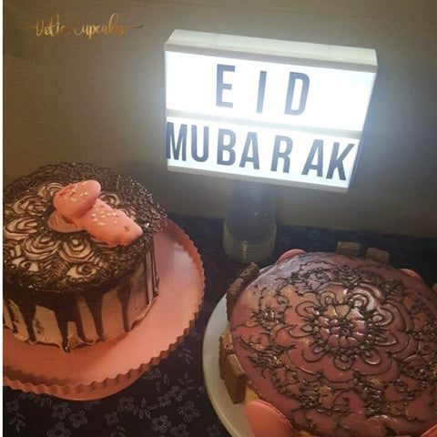 Gâteau Eid Moubarak sur commande à la Réunion- Délicecupcake