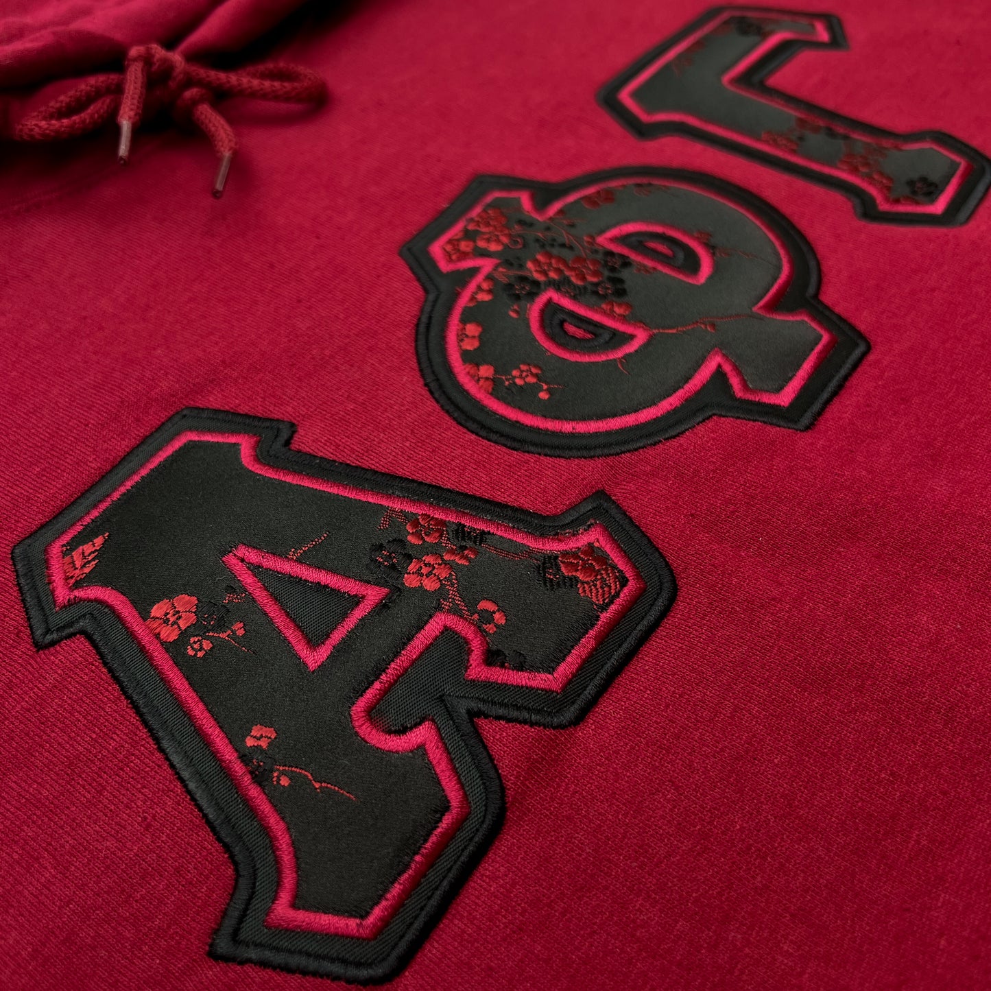 Alpha Phi Gamma - Black/Red Cherry Blossom Hoodie – The UG Shop