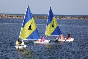 Programs at the Maritime Museum Gallery Image of Kids Sailing from H Lee White Maritime Museum Oswego NY