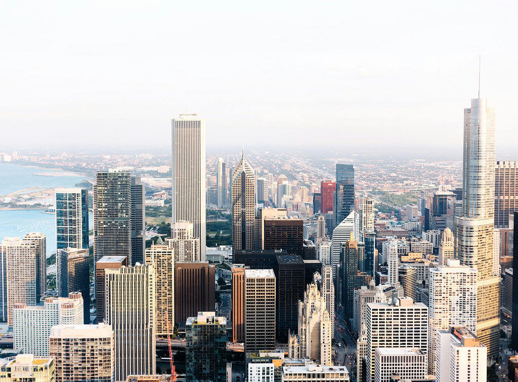 Downtown Skyscrapers in Chicago, Illinois