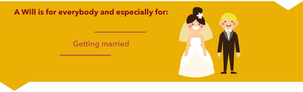 A will is for everybody: especially for getting married.