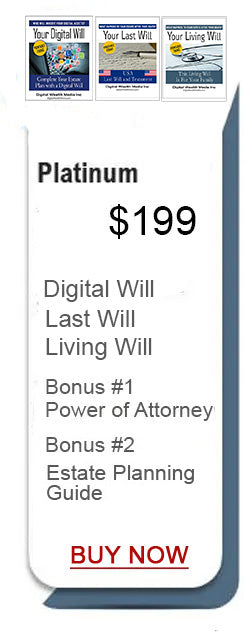 Platinum - Digital Will, Last Will & Living Will