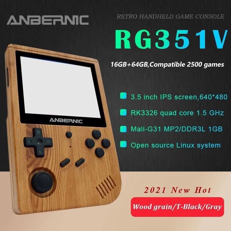 ANBERNIC RG35XX Handheld Game Console with 5000 Games, 3.5inch IPS OCA  Screen Linux System Chip Cortex-A9 Portable Handheld Nostalgic Arcade Retro