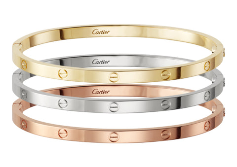 cartier bracelet love variantes