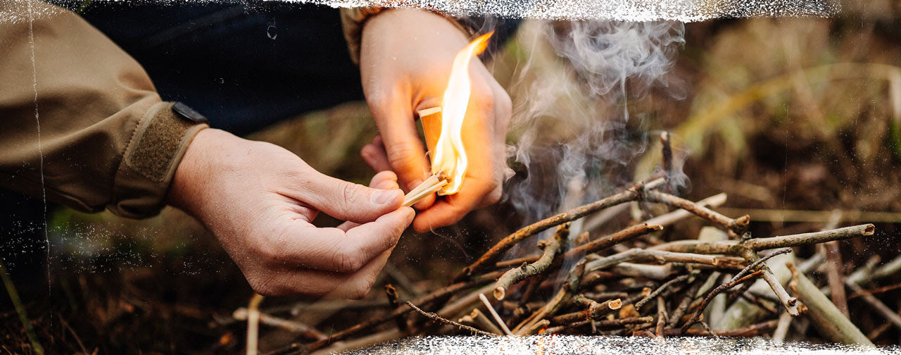 Kindling Stock Photography -  How to light a Campfire