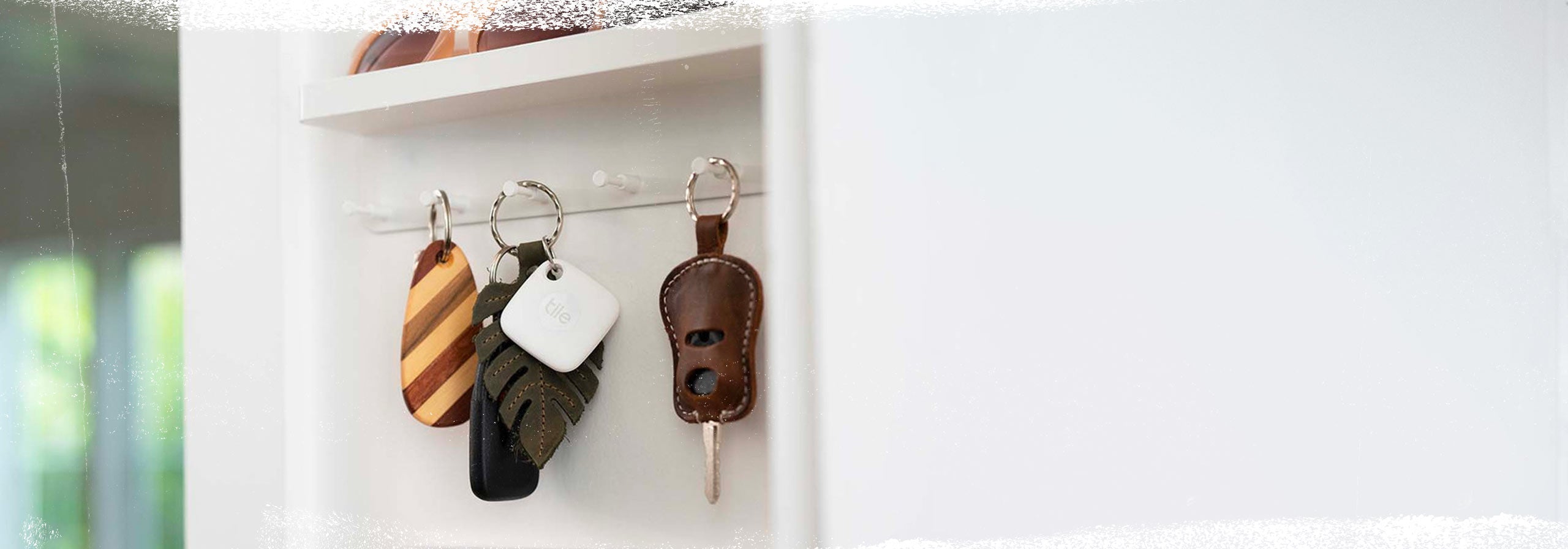 Key and Wallet Tracking Device hanging