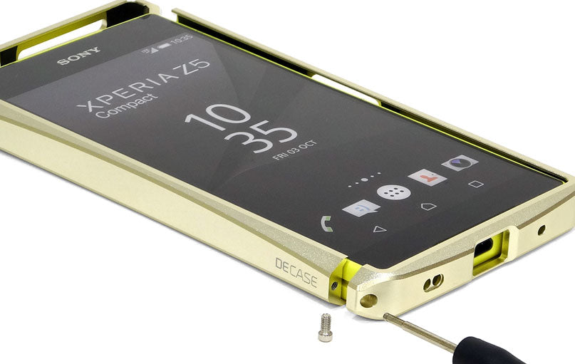 DECASE Xperia Z5 Compact アルミニウムバンパー ケース