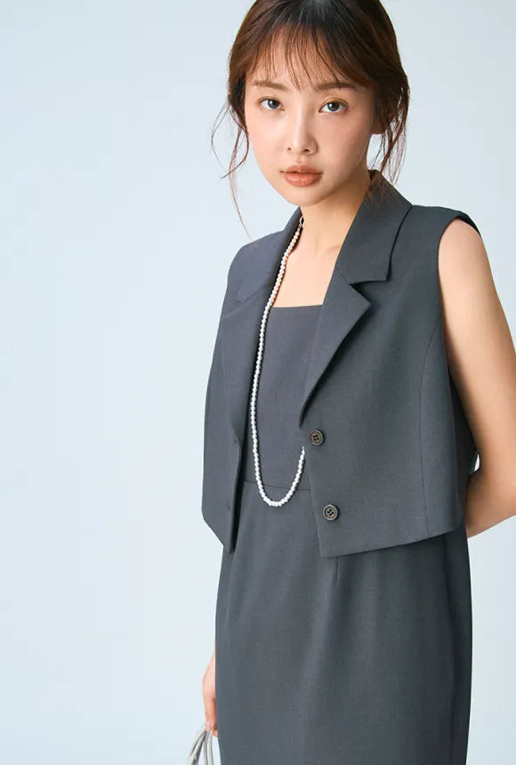 N. Natural Beauty Basic* テーラードジレ＆キャミワンピースセット