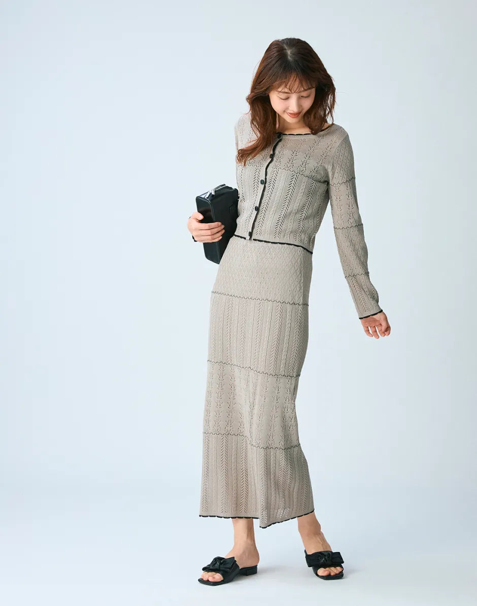 PROPORTION BODY DRESSING 透かし編みSET UP