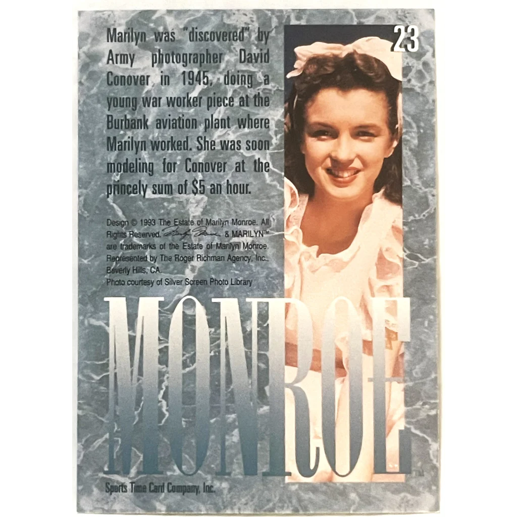 Sold at Auction: 1963 NMMM USA MARILYN MONROE TRADE CARDS SET 21-40-NEVER  OPENED