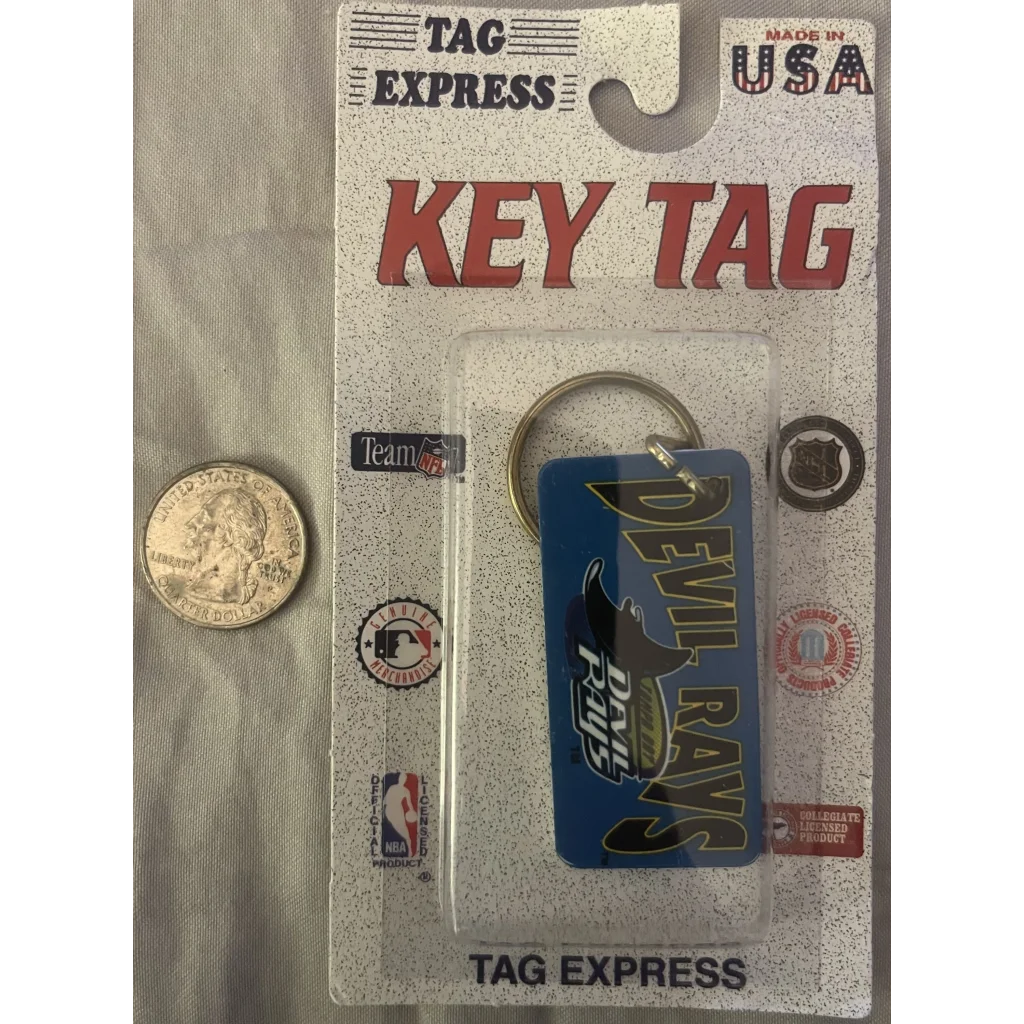 Rare 1990s Tampa Bay Devil Rays MLB Keychain - Authentic Vintage  Memorabilia! – Vintage and Antique Gifts