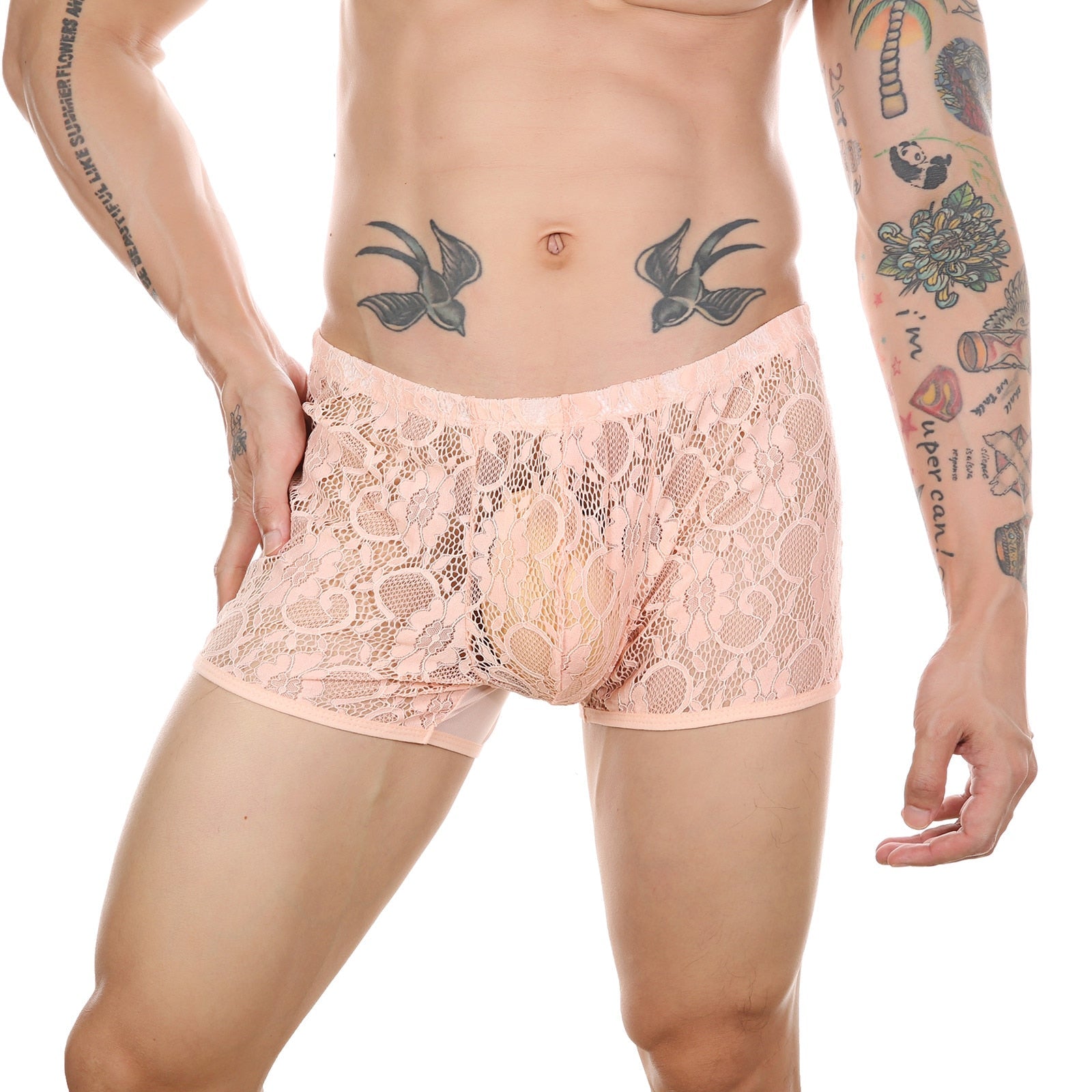 Image of SHEER Lace Boxers 5-Pack