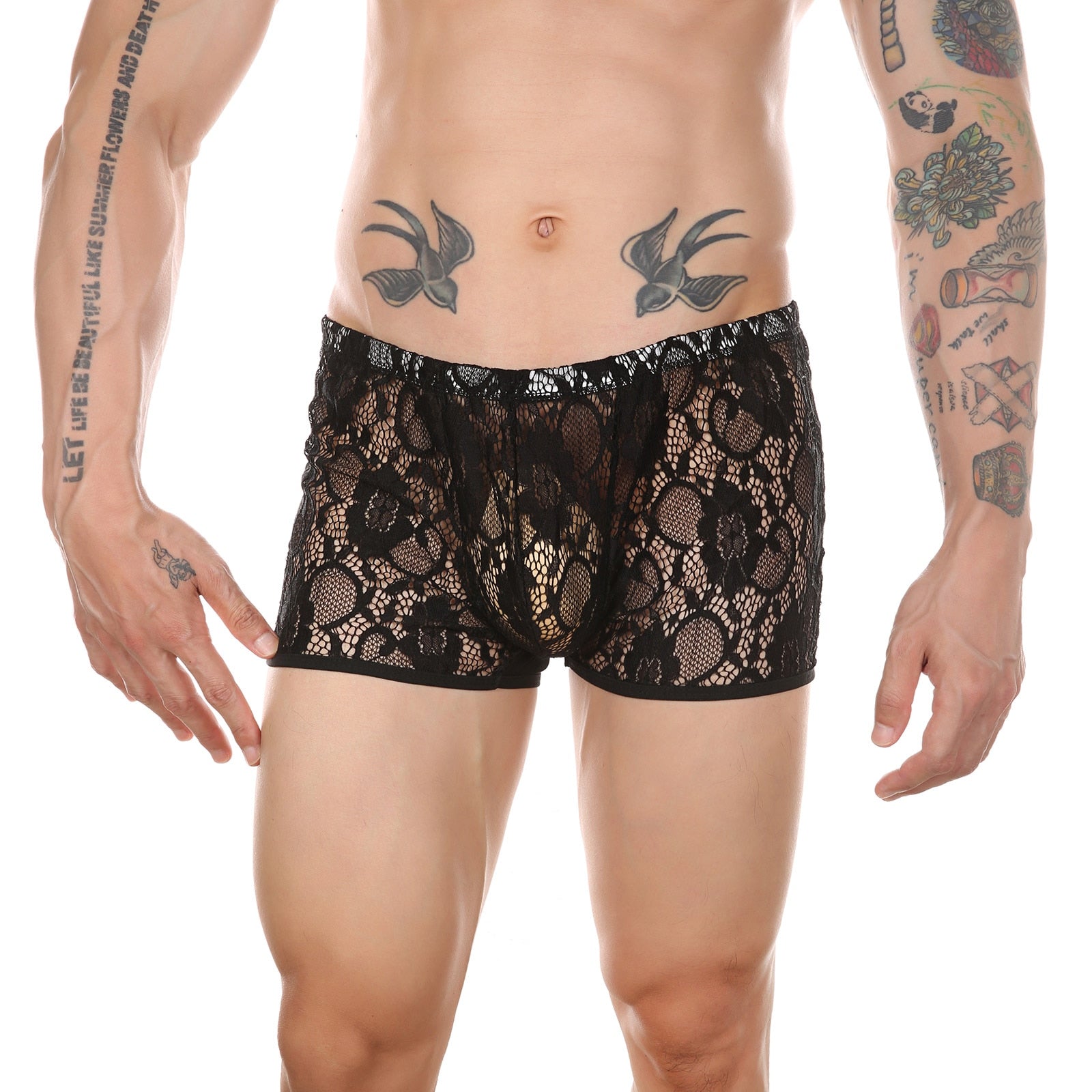 Image of SHEER Lace Boxers