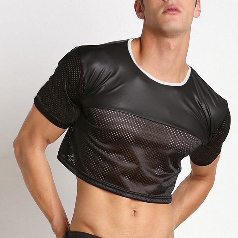 Image of DUNGEON Glossy Mesh Cropped