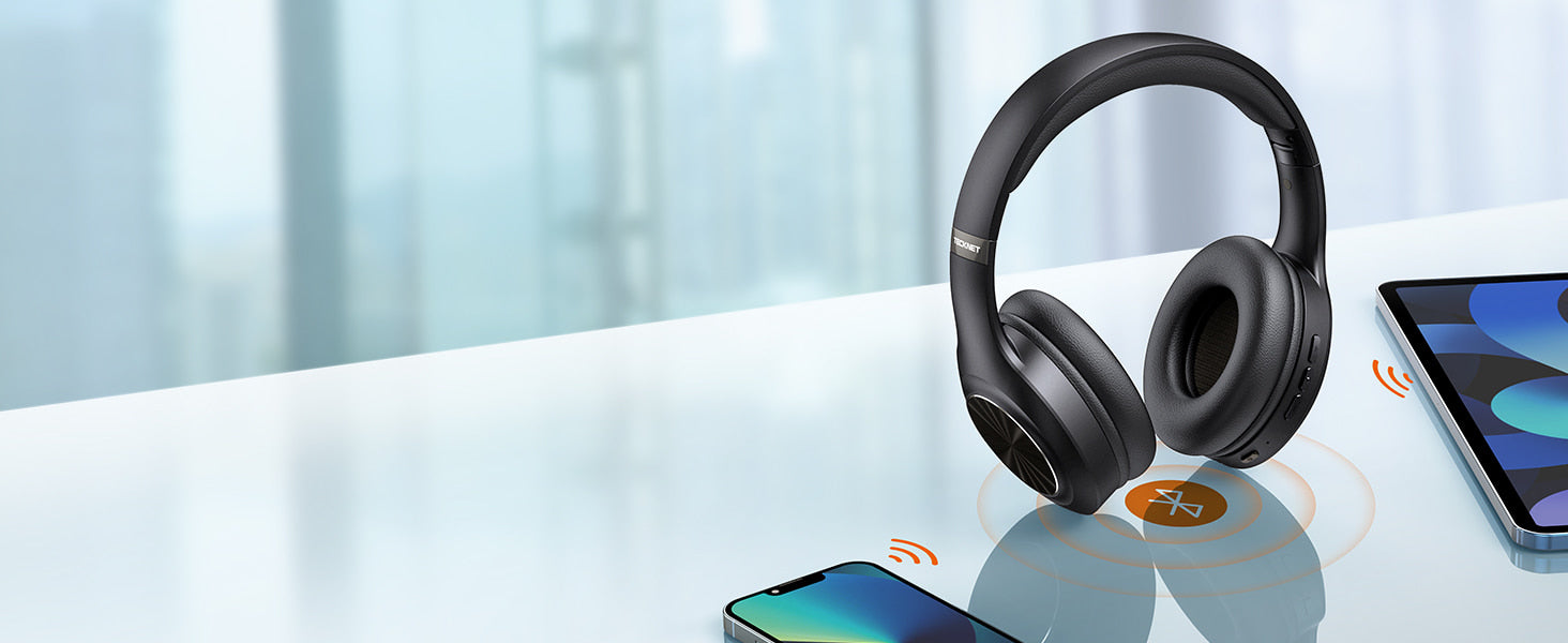 TECKNET Bluetooth-Kopfhörer Over-Ear