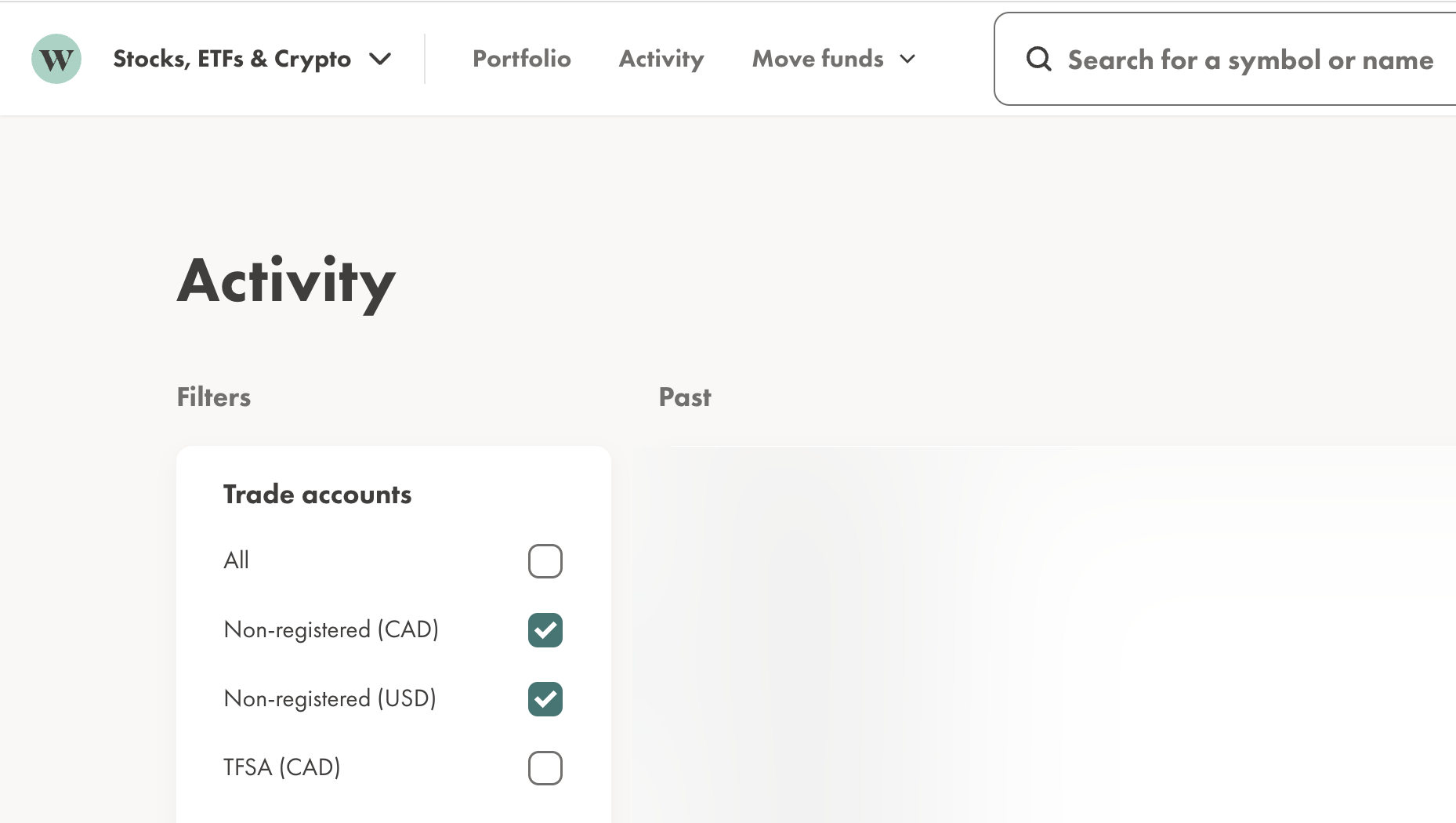 Wealthsimple Renames "Personal" Accounts into "Non-Registered"