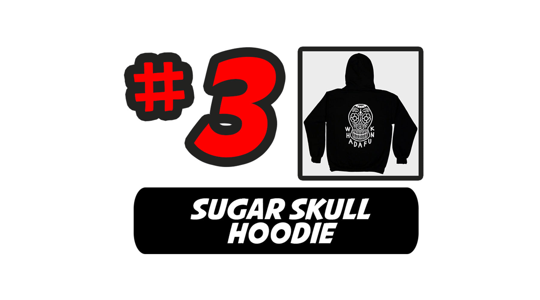 whadafunk sugar skull hoodie