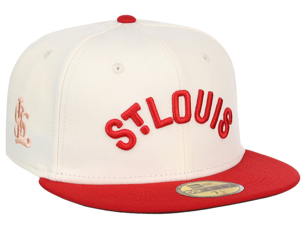 Lids St. Louis Cardinals New Era 1934 World Series 59FIFTY Fitted Hat -  White/Brown