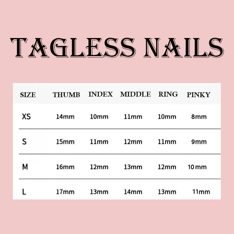 European Steel Beads | Flashy Long Nails | Club Hip Hop | Extra Long Nails | Press-On Nails-TAGLESSNAILS