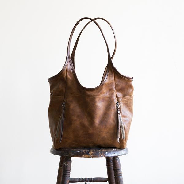 Leather Tote Bags Made in Maine | Rough & Tumble