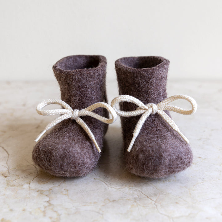 wool baby boots