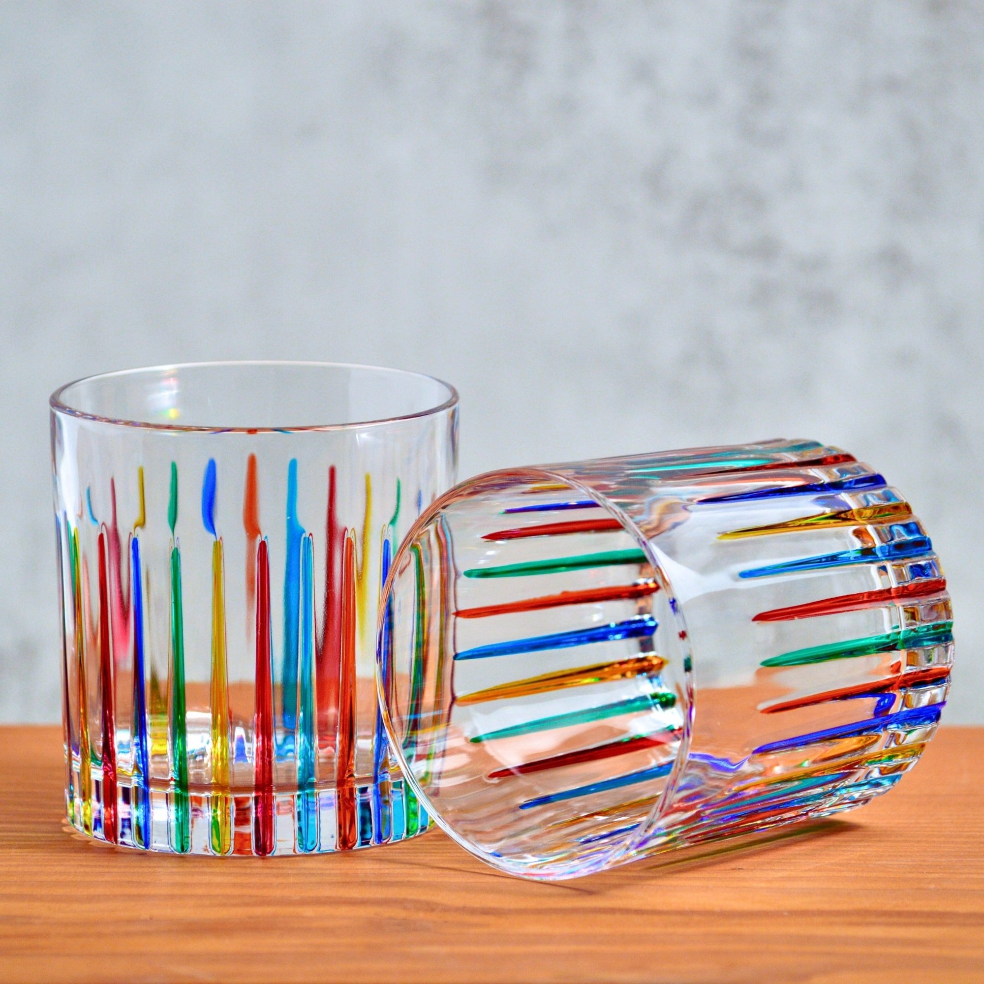 Timeless Tall Drink Glasses, Set of 2, Italian Crystal