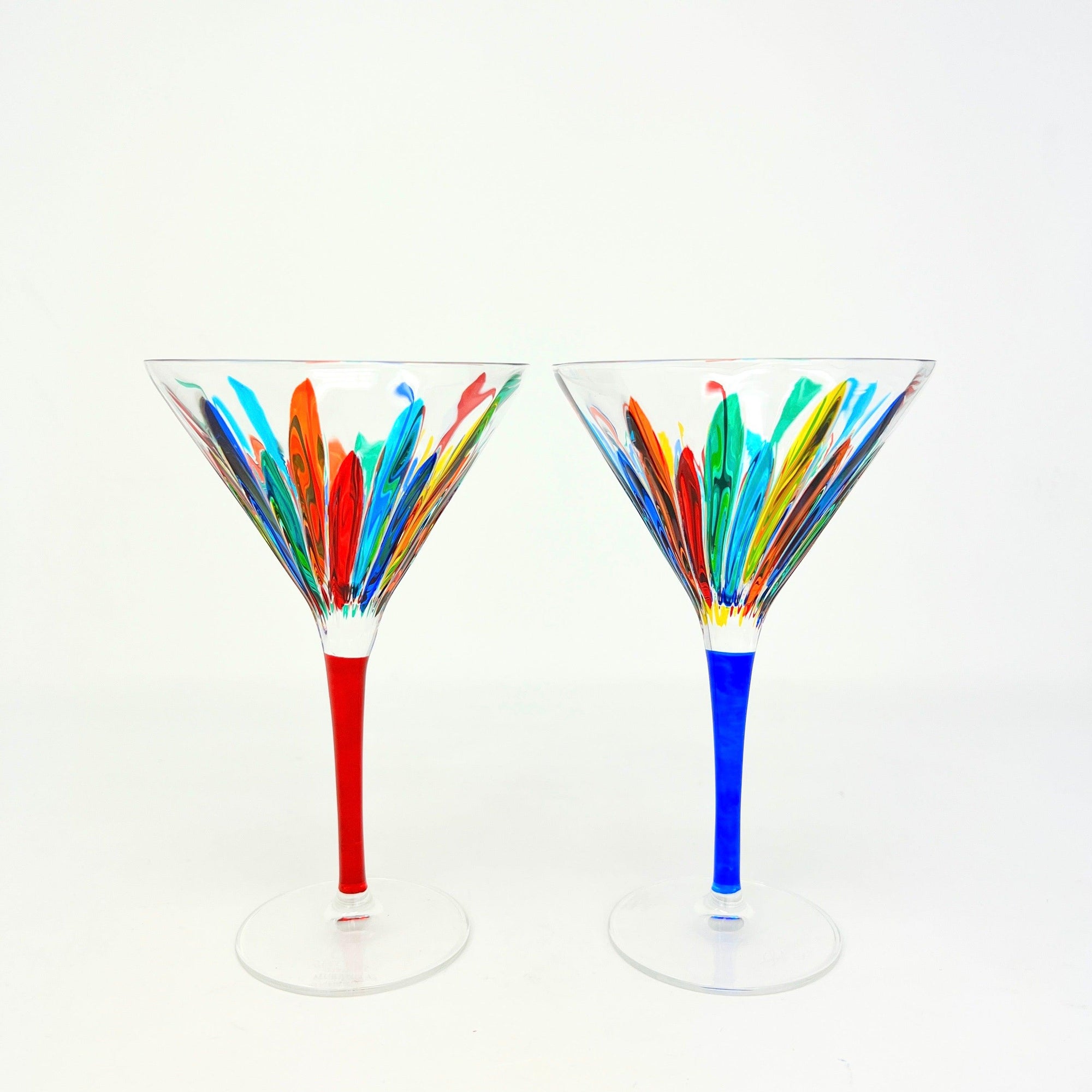 Fusion Collection Martini Glass (Italian Glass) - Luxurious Interiors