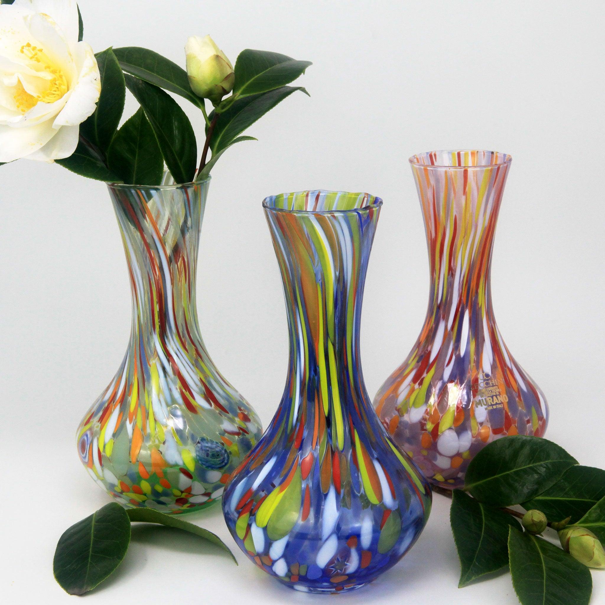 pen Zeehaven levering Murano Glass Tulip Vase, Made in Italy | My Italian Decor