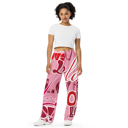 Love Themed Dark All-over Print Pajama Pants – Kiing's Fit Collective