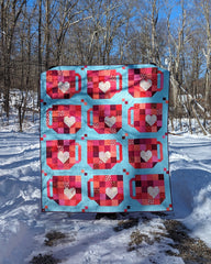 Patchwork Mugs Quilt Hearts - Satomi Quilts