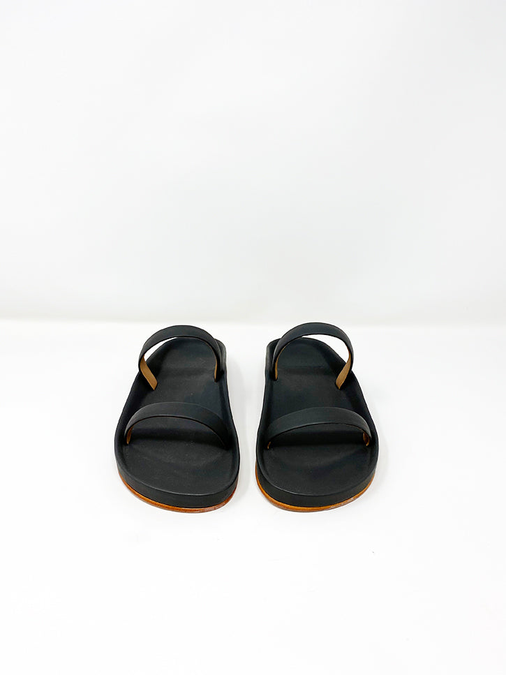 Lauren Manoogian Line Sandal, Charcoal | Stand Up Comedy