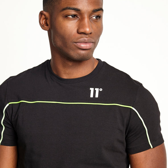 11 DEGREES GRADIENT PIPING T-SHIRT
