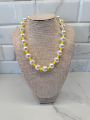 The Pearl Drop Beaded Necklace - Alessandras Collection