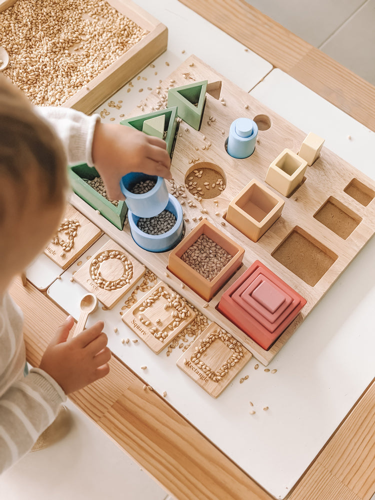 3D SORTING AND NESTING BOARD - PREORDER by QTOYS - The Playful Collective