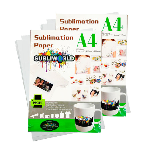 Papier de sublimation format A4 10 feuilles - CPL Fabbrika