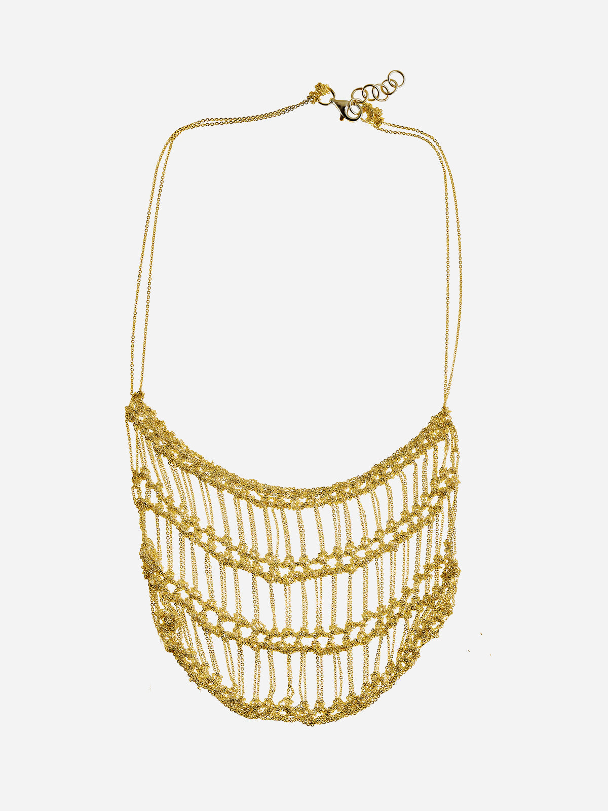 Arielle De Pinto Frame Necklace In Gold