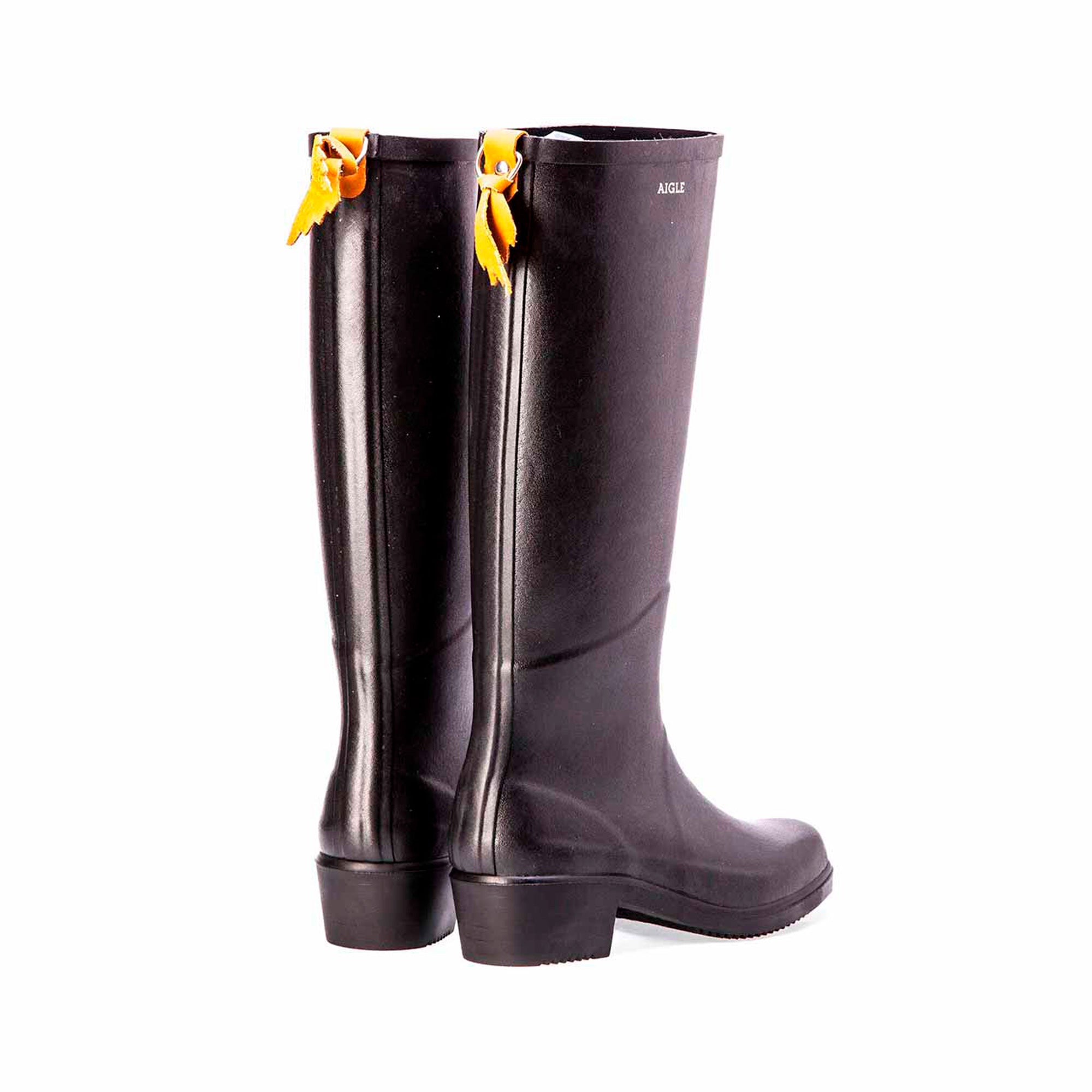 aigle miss juliette a rain boot in black